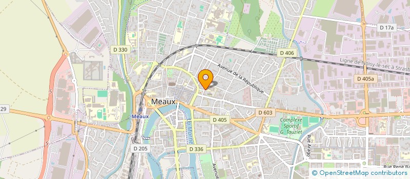 localisation de l'entreprise AMICALE DES MUSICIENS ET ANCIENS MUSICIENS DE L'HARMONIE MUNICIPALE DE MEAUX  MEAUX