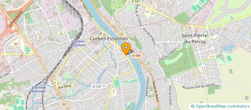 localisation de l'entreprise AMICALE DES NAVIGATEURS DU VAL D'YERRES  CORBEIL-ESSONNES