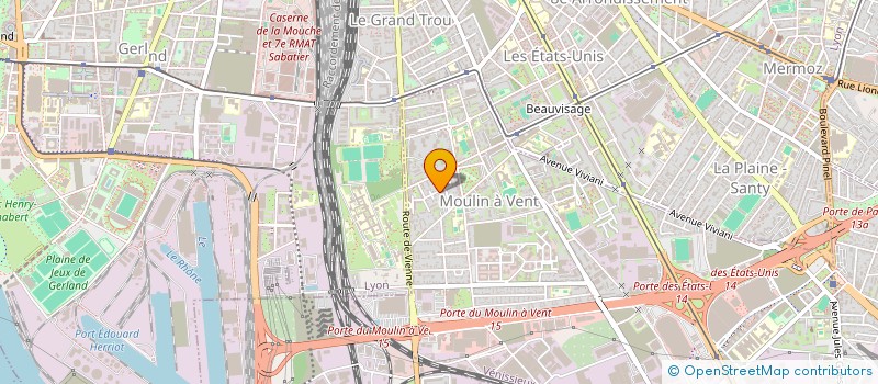 localisation de l'entreprise AMICALE DES OCCUPANTS DE L IMMEUBLE 24 ET 26 RUE PAUL VERLAINE VENISSIEUX  VENISSIEUX