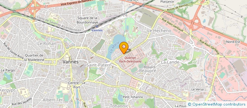 localisation de l'entreprise AMICALE DES OFFICIERS DU 3 ME DE MARINE à VANNES