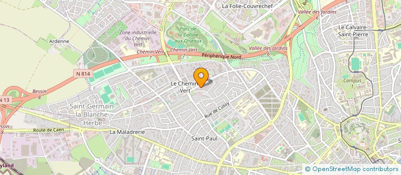 localisation de l'entreprise AMICALE DES OMNIPRATIC REGION CAENNAISE à CAEN