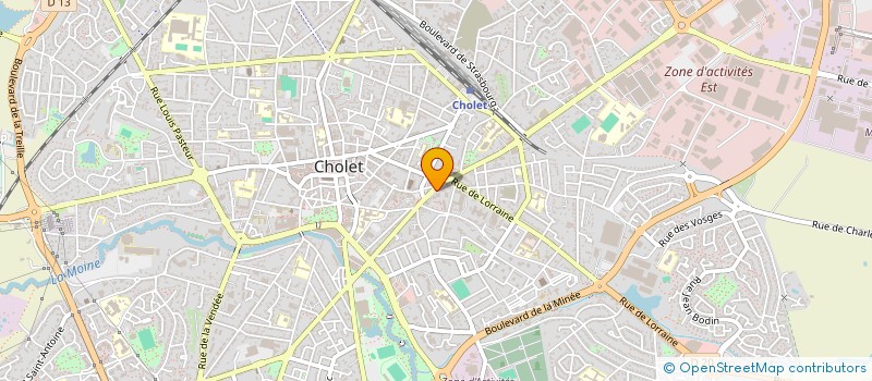 localisation de l'entreprise AMICALE DES OMNIPRATICIENS DE CHOLET à CHOLET