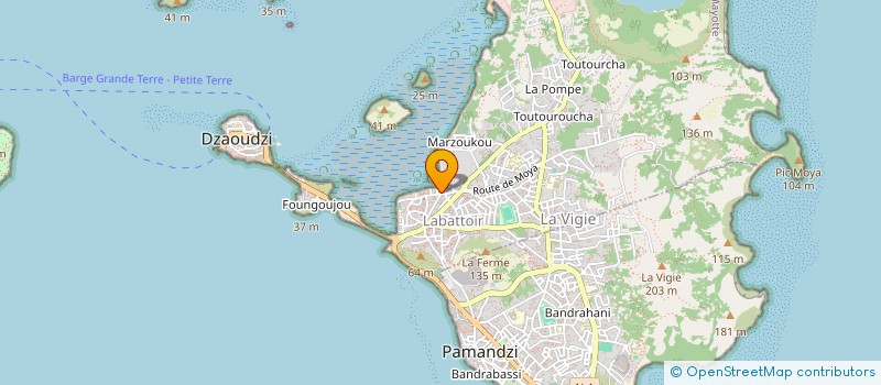 localisation de l'entreprise AMICALE DES OUANIENS DE MAYOTTE à DZAOUDZI