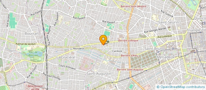localisation de l'entreprise AMICALE DES PARENTS D ELEVES à BORDEAUX