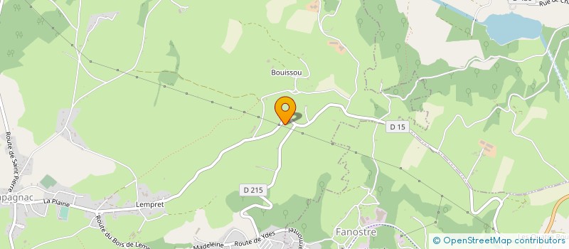 localisation de l'entreprise AMICALE DES PARENTS D ELEVES à CHAMPAGNAC