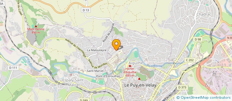 localisation de l'entreprise AMICALE DES PARENTS D ELEVES à LE PUY-EN-VELAY