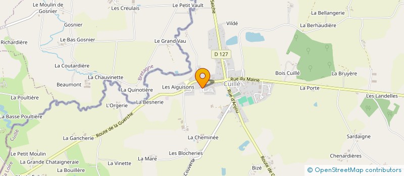 localisation de l'entreprise AMICALE DES PARENTS D'ELEVES ANCIENS ELEVES ET AMIS DE L'ECOLE PUBLIQUE  CUILLE