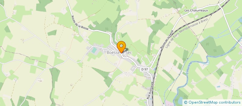 localisation de l'entreprise AMICALE DES PARENTS D'ELEVES DE BOESSE LE SEC  BOESSE-LE-SEC