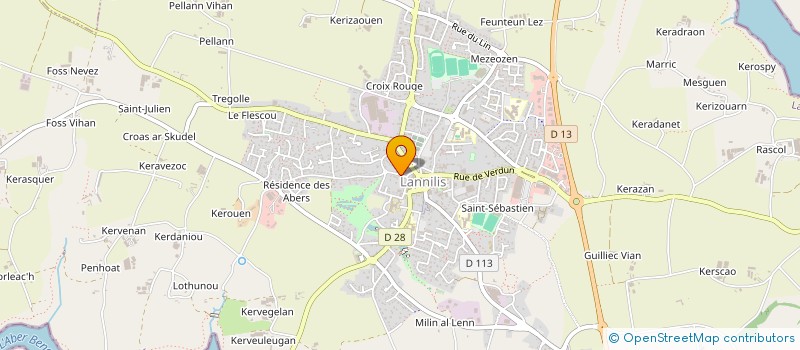 localisation de l'entreprise AMICALE DES PARENTS D'ELEVES DE COAT MEAL  COAT-MEAL