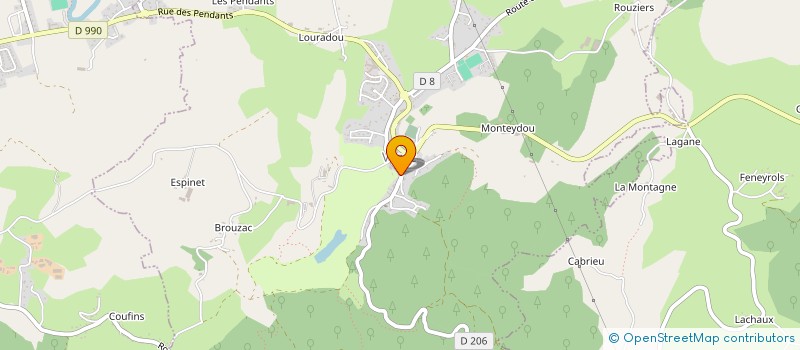 localisation de l'entreprise AMICALE DES PARENTS D'ELEVES DE L'ECOLE DE VEZAC à VEZAC