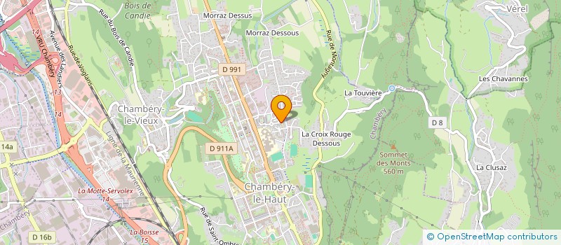 localisation de l'entreprise AMICALE DES PARENTS D ELEVES DE L ECOLE DES CHATAIGNIERS à CHAMBERY