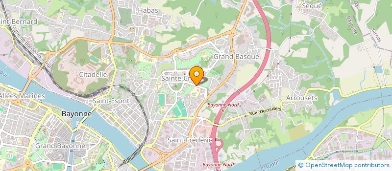 localisation de l'entreprise AMICALE DES PARENTS D'ELEVES DE L'ECOLE MATERNELLE JEAN PIERRE BRANA à BAYONNE