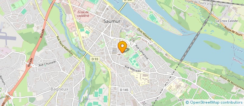 localisation de l'entreprise AMICALE DES PARENTS D'ELEVES DES ECOLES PUBLIQUES DE SAUMUR ARCHE D'OREE ET RECOLLETS  SAUMUR