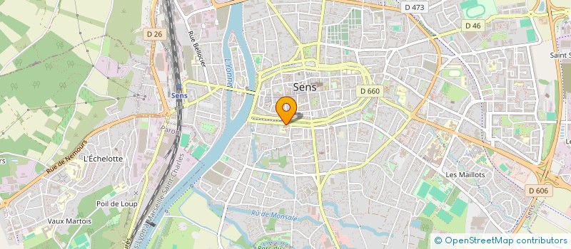 localisation de l'entreprise AMICALE DES PARENTS D'ELEVES DU COURS TARBE à SENS