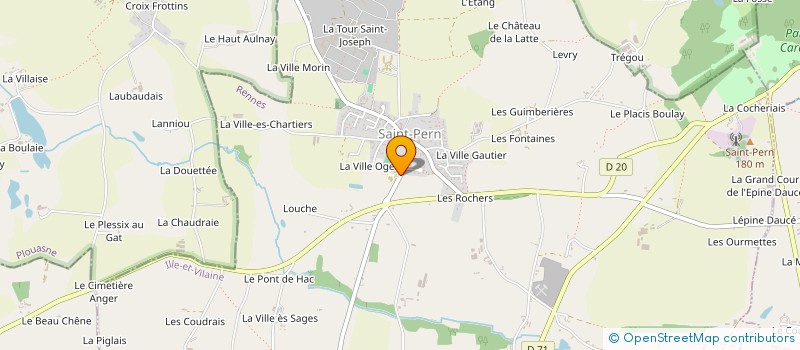 localisation de l'entreprise AMICALE DES PARENTS DE L'ECOLE PUBLIQUE DE SAINT PERN  SAINT-PERN