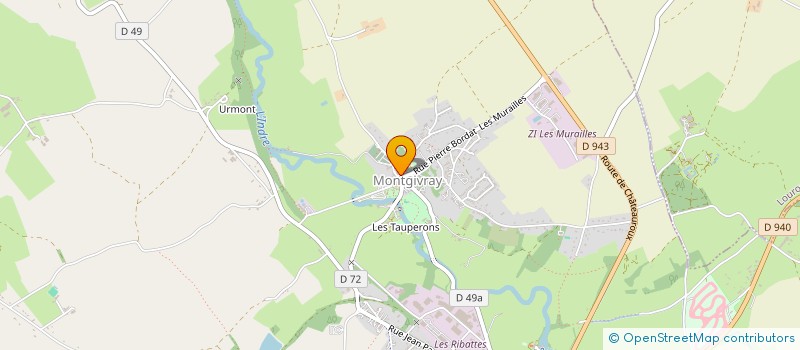 localisation de l'entreprise AMICALE DES PARENTS ELEVES DE MONTGIVRAY à MONTGIVRAY