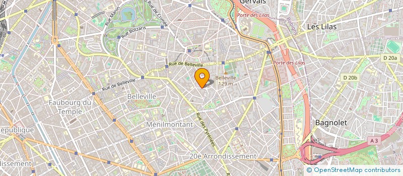 localisation de l'entreprise AMICALE DES PARENTS OLIVIER METRA  PARIS