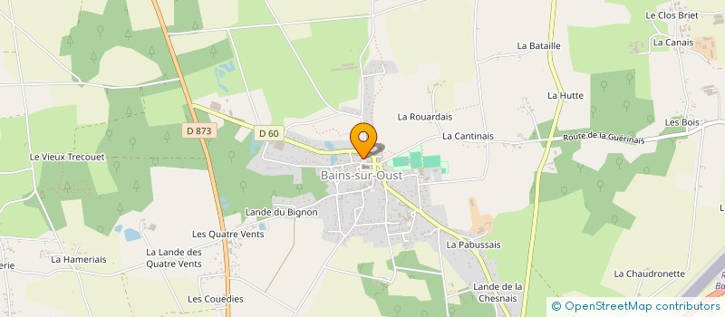 localisation de l'entreprise AMICALE DES PECHEURS à BAINS-SUR-OUST