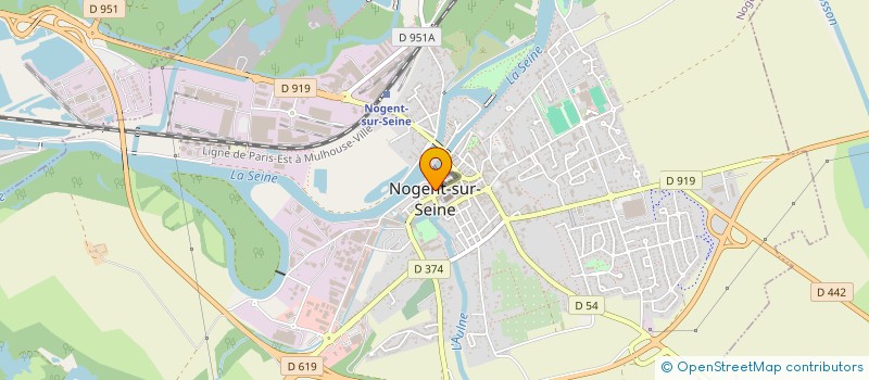 localisation de l'entreprise AMICALE DES PECHEURS A LA LIGNE DE NOGENT SUR SEINE  NOGENT-SUR-SEINE