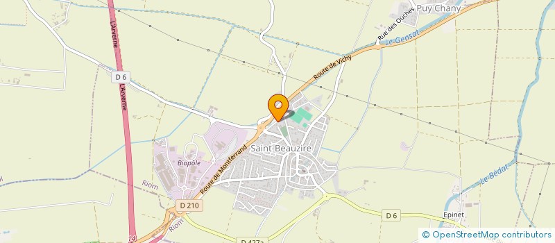 localisation de l'entreprise AMICALE DES PECHEURS A LA LIGNE DE SAINT BEAUZIRE à SAINT-BEAUZIRE