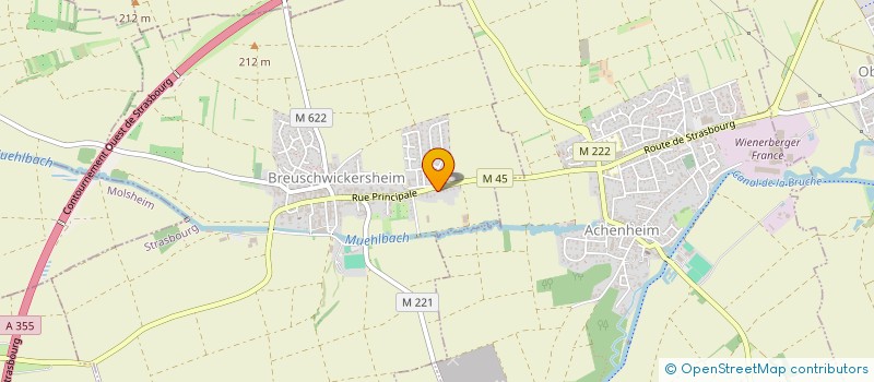 localisation de l'entreprise AMICALE DES PECHEURS BREUSCHWICKERSHEIM  BREUSCHWICKERSHEIM