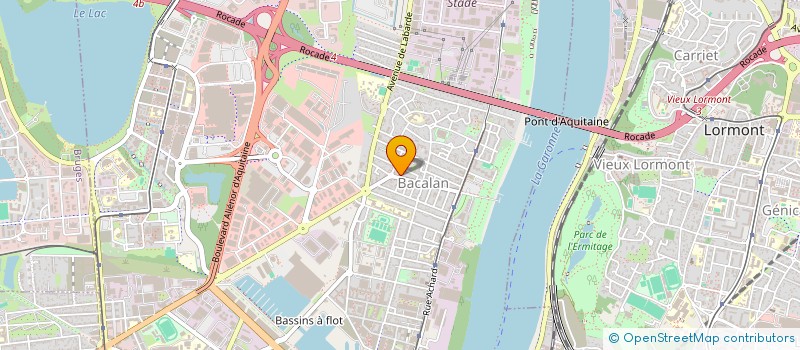 localisation de l'entreprise AMICALE DES PECHEURS DE BORDEAUX NORD à BORDEAUX
