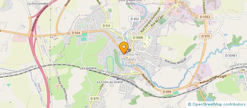 localisation de l'entreprise AMICALE DES PECHEURS DE GAVRAY  VILLEDIEU-LES-POELES-ROUFFIGNY