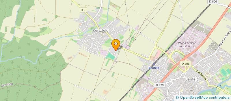 localisation de l'entreprise AMICALE DES PECHEURS DE KOGENHEIM  KOGENHEIM