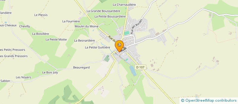 localisation de l'entreprise AMICALE DES PECHEURS DE L'ETANG DE CETON à CETON