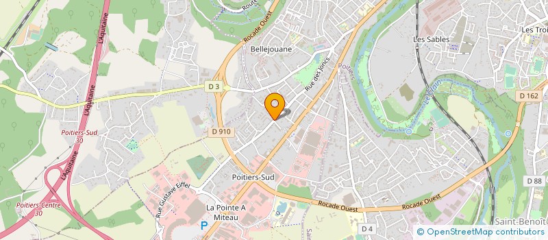 localisation de l'entreprise AMICALE DES PECHEURS DE LA VIENNE  POITIERS