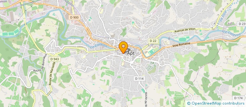 localisation de l'entreprise AMICALE DES PECHEURS DE LA VILLE DU CALAVON à APT