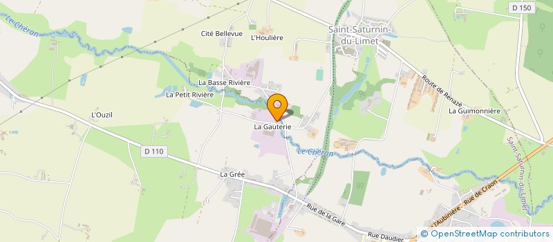 localisation de l'entreprise AMICALE DES PECHEURS DU CHERAN à RENAZE