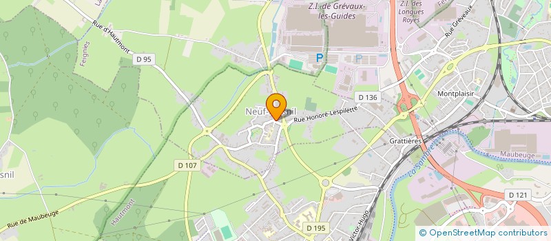 localisation de l'entreprise AMICALE DES PECHEURS DU VAL CHAMPETRE  LIMONT-FONTAINE