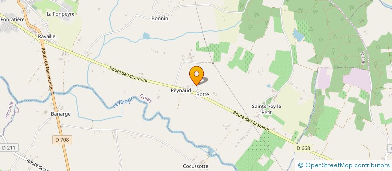 localisation de l'entreprise AMICALE DES PECHEURS DURAQUOIS  DURAS