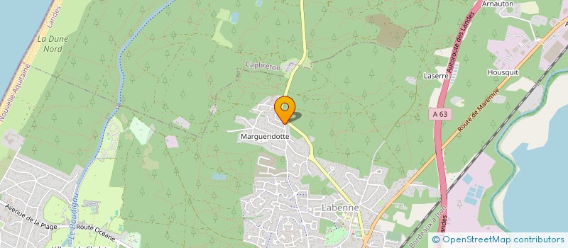 localisation de l'entreprise AMICALE DES PECHEURS LABENNAIS à LABENNE