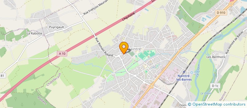 localisation de l'entreprise AMICALE  DES PECHEURS NAINTRENS  NAINTRE