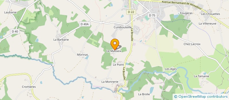 localisation de l'entreprise AMICALE DES PECHEURS ORADOUR SUR VAYRES  ORADOUR-SUR-VAYRES