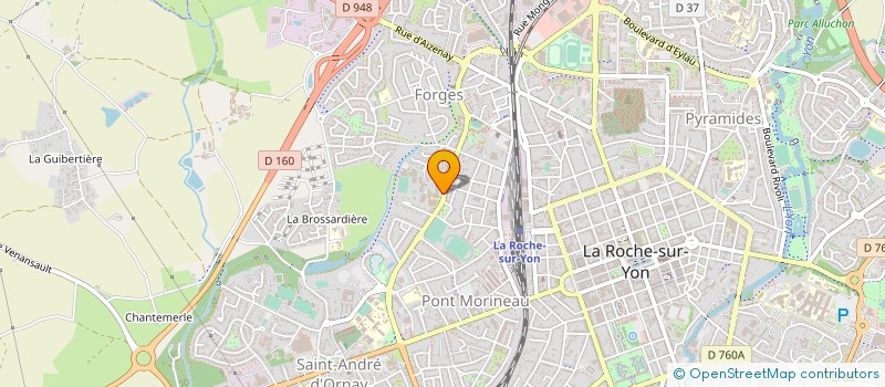 localisation de l'entreprise AMICALE DES PERSONNEL DU LYCEE BRANLY à LA ROCHE-SUR-YON