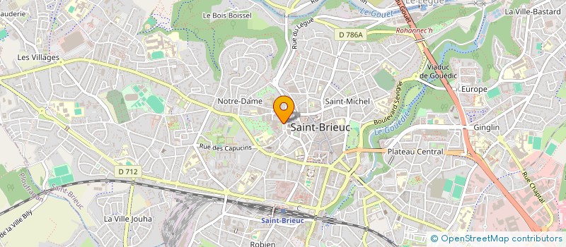 localisation de l'entreprise AMICALE DES PERSONNELS CG ET PREFECTURE à SAINT-BRIEUC
