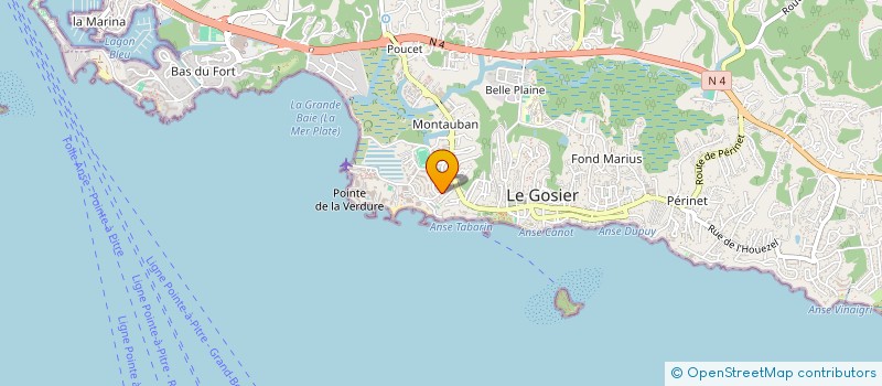localisation de l'entreprise AMICALE DES PERSONNELS DE DIRECTION RETRAITES DE L'ACADEMIE DE LA GUADELOUPE (APDRAG) à LE GOSIER