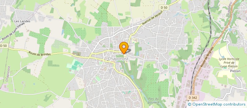 localisation de l'entreprise AMICALE DES PERSONNELS DE DOLTO  CHAPONOST