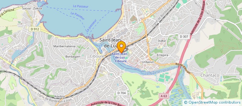 localisation de l'entreprise AMICALE DES PERSONNELS DE LA CITE SCOLAIRE MAURICE RAVEL à SAINT-JEAN-DE-LUZ