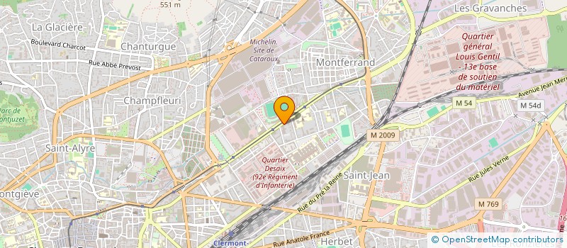 localisation de l'entreprise AMICALE DES PERSONNELS DE LA POLICE NATIONALE DE LA CIRCONSCRIPTION DE POLICE DE CLERMONT-FERRAND (AMI POL)  CLERMONT-FERRAND