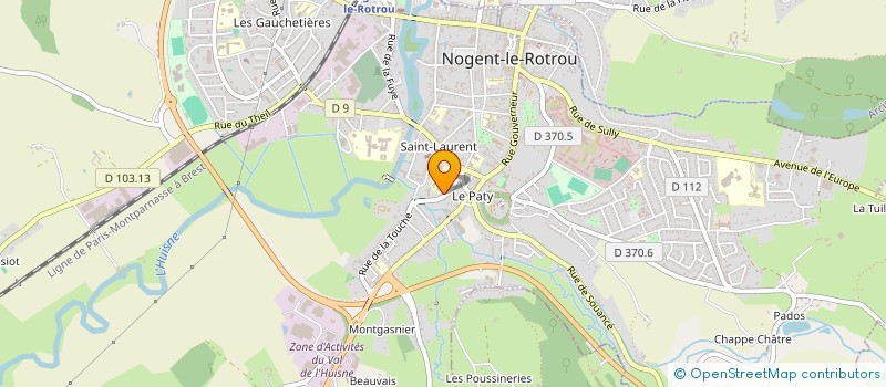localisation de l'entreprise AMICALE DES PERSONNELS DU COLLEGE ARSENE MEUNIER à NOGENT-LE-ROTROU