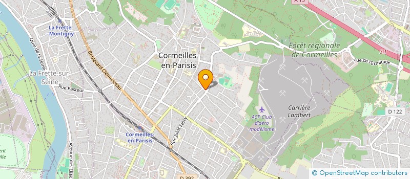 localisation de l'entreprise AMICALE DES PERSONNELS DU COLLEGE DAGUERRE à CORMEILLES-EN-PARISIS