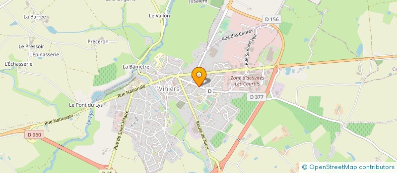 localisation de l'entreprise AMICALE DES PERSONNELS DU COLLEGE DE LA VALLEE DU LYS  (A.P.C.V.L.) à LYS-HAUT-LAYON