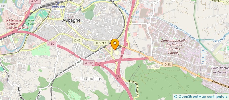 localisation de l'entreprise AMICALE DES PERSONNELS DU COLLEGE LAKANAL à AUBAGNE