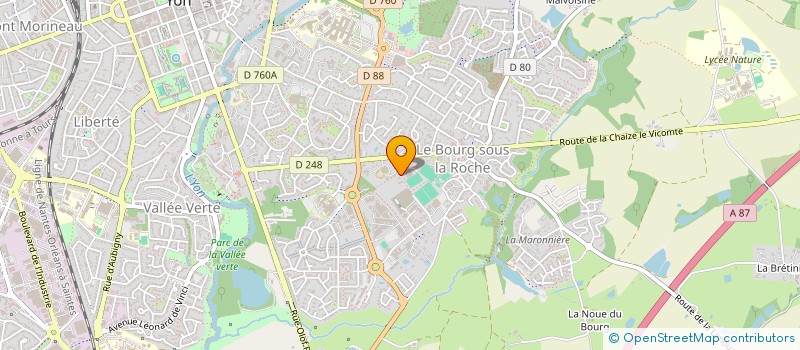 localisation de l'entreprise AMICALE DES PERSONNELS DU COLLEGE RENOIR à LA ROCHE-SUR-YON