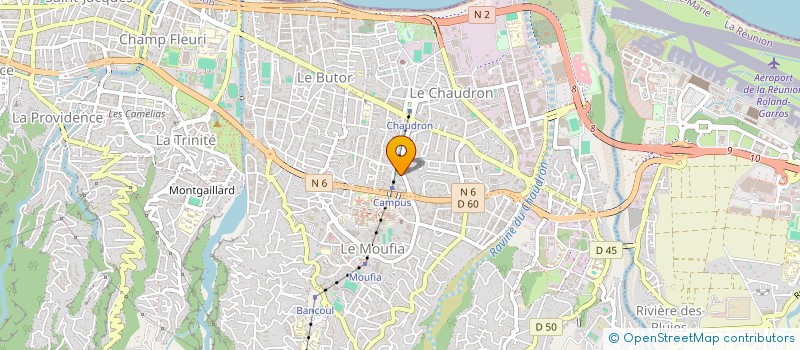 localisation de l'entreprise AMICALE DES PERSONNELS DU CROUS à SAINT-DENIS