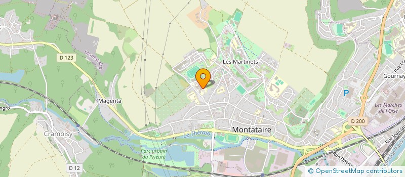 localisation de l'entreprise AMICALE DES PERSONNELS DU LYCEE A MALRAUX DE MONTATAIRE  MONTATAIRE